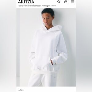 Classic White Pullover Hoodie